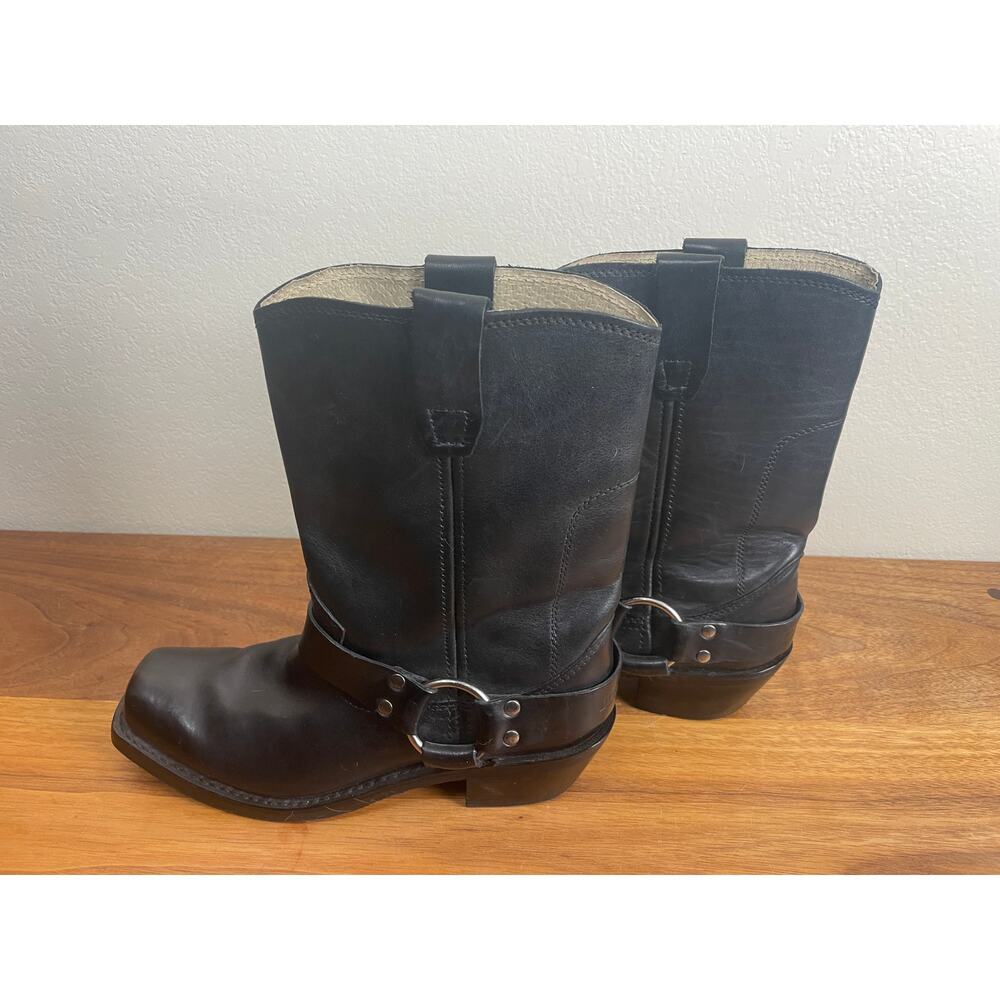 Durango Black Leather 10" Harness Boots Women's size 8.5 (generous fit) EU 40.5 - Picture 7 of 12